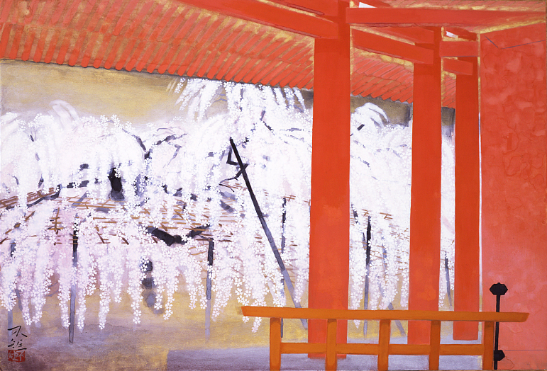 秋野不矩「平安神宮」
